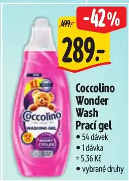 Albert Coccolino Wonder Wash Prací gel nabídka