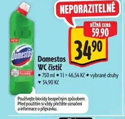 Albert Domestos WC čistič nabídka