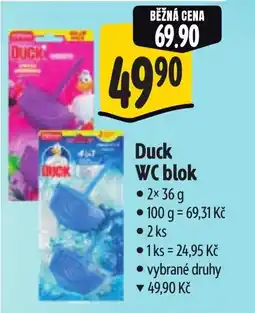 Albert Duck WC blok nabídka