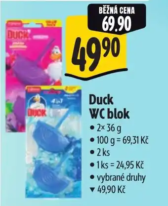 Albert Duck WC blok nabídka