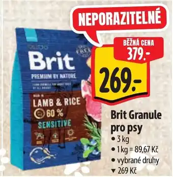 Albert Brit Granule pro psy nabídka