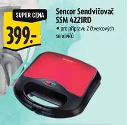 Albert Sencor Sendvičovač SSM 4221RD nabídka