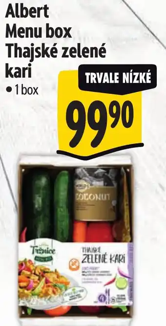Albert Albert Menu box Thajské zelené kari nabídka
