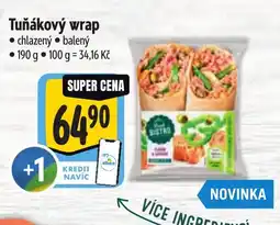 Albert Tuňákový wrap nabídka