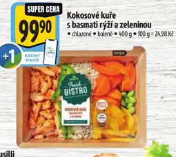 Albert Kokosové kuře s basmati rýží a zeleninou nabídka