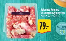 Albert Spianata Romana se smetanovým sýrem nabídka