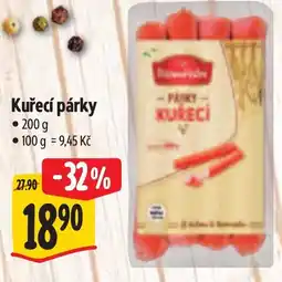 Albert Kuřecí párky nabídka
