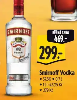 Albert Smirnoff Vodka nabídka