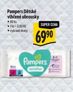 Albert Pampers Dětské vlhčené ubrousky nabídka