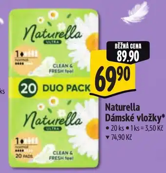 Albert Naturella Dámské vložky nabídka