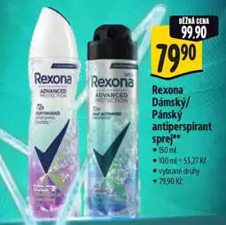 Albert Rexona Dámský/ Pánský antiperspirant sprej nabídka