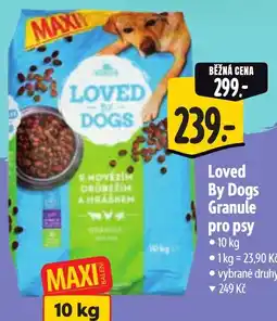 Albert Loved By Dogs Granule pro psy nabídka