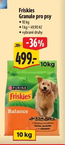 Albert Friskies Granule pro psy nabídka