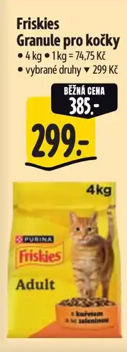 Albert Friskies Granule pro kočky nabídka