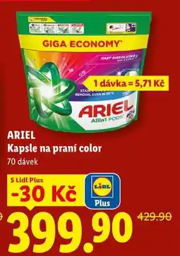 Lidl ARIEL Kapsle na praní color, 70 dávek nabídka