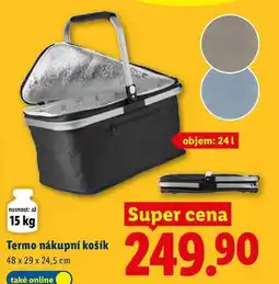 Lidl Termo nákupní košík nabídka