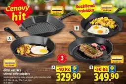 Lidl GRILLMEISTER Litinová grilovací pánev nabídka