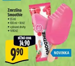 Albert Zmrzlina Smoothie nabídka