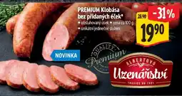 Albert PREMIUM Klobása nabídka