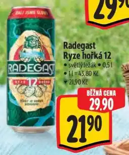 Albert Radegast Ryze Hořká 12 nabídka