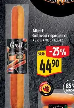 Albert Albert Grilovací cigáro mix nabídka