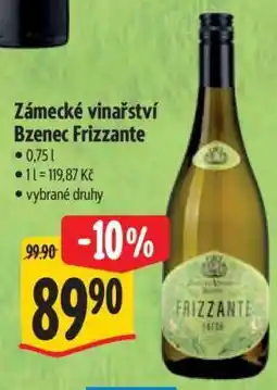 Albert Zamecké vinařství Bzenec Frizzante nabídka