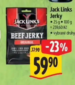 Albert Jack Links Jerky nabídka