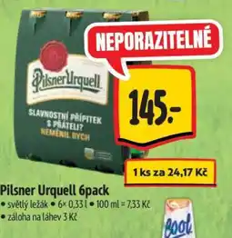 Albert Pilsner Urquell 6pack nabídka
