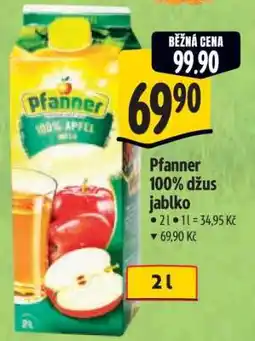 Albert Pfanner 100% džus jablko nabídka