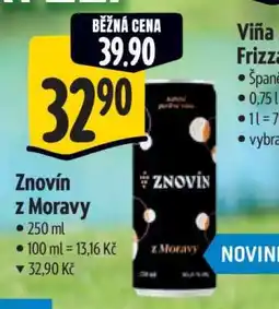 Albert Znovín z Moravy nabídka