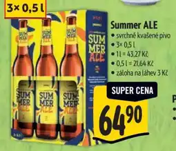 Albert SUMMER ALE nabídka