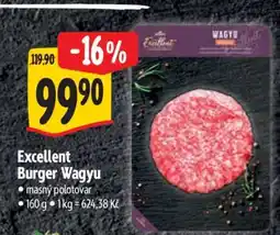 Albert Excellent Burger Wagyu nabídka
