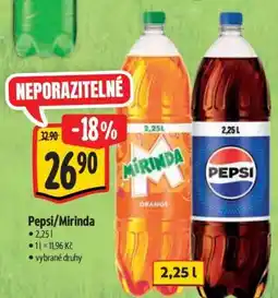 Albert Pepsi, Mirinda nabídka