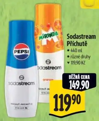 Albert Sodastream Příchutě nabídka