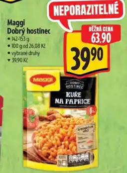 Albert Maggi Dobrý hostinec nabídka