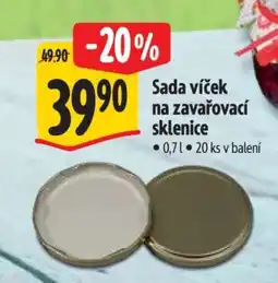 Albert Sada víček na zavařovací sklenice nabídka