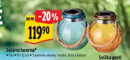 Albert Solární lucerna nabídka