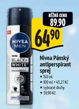 Albert Nivea Pánský antiperspirant sprej nabídka