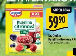 Albert Dr. Oetker Kyselina citronová XXL nabídka