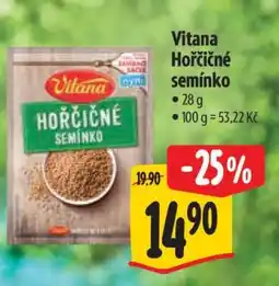 Albert Vitana Hořčičné semínko nabídka