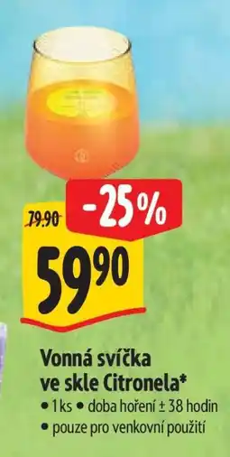Albert Vonná svíčka ve skle Citronela nabídka