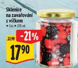 Albert Sklenice na zavařování s víčkem nabídka