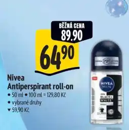 Albert Nivea Antiperspirant roll-on nabídka