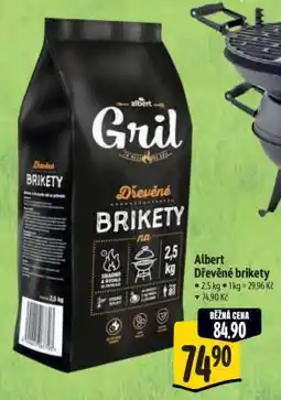 Albert Albert Dřevěné brikety nabídka