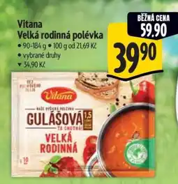 Albert Vitana Velká rodinná polévka nabídka
