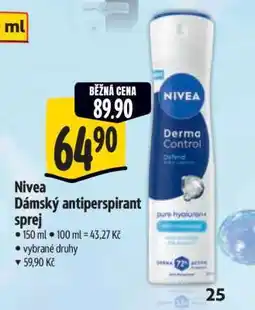 Albert Nivea Dámský antiperspirant sprej nabídka