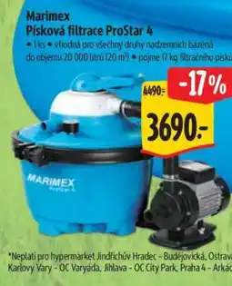 Albert Marimex Písková filtrace ProStar 4 nabídka