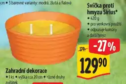 Albert Svíčka proti hmyzu Sirius nabídka