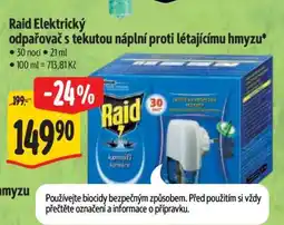 Albert Raid Elektrický odpařovač s tekutou náplní proti létajícímu hmyzu nabídka