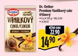 Albert Dr. Oetker Premium Vanilkový cukr třtinový nabídka